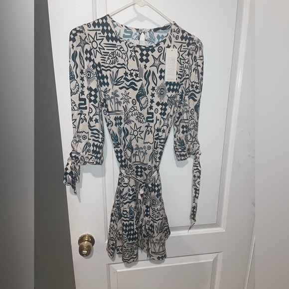 New! Shore Riviera Nautical Dress in Pacific Blues 🧿🌊 ⚓️ XS NWT! - Picture 4 of 11
